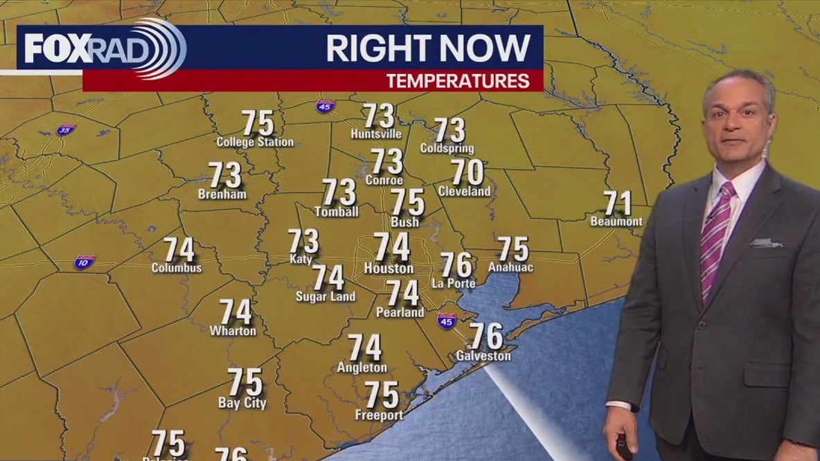 Houston weather: Muggy Wednesday morning in 70s